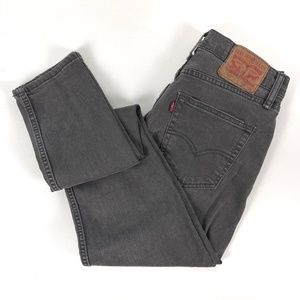 Levi's 512 Gray Slim Fit Jeans 29/34